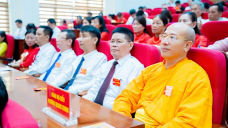 Sư Phụ Thích Trúc Thái Minh tham dự Đại hội Đại biểu Mặt trận Tổ quốc Việt Nam thành phố Uông Bí lần thứ XVII
