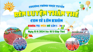 [Video] Rèn luyện thân thể - Con sẽ lớn khôn | Khóa tu mùa hè lần 1 - 2024