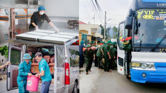 Ấm áp tình quân dân: Chùa Ba Vàng tiếp sức các chiến sĩ thực hiện nhiệm vụ khắc phục hậu quả sau bão Yagi