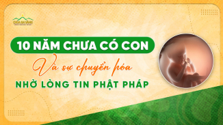 10 năm lấy chồng chưa có con - Chuyển hóa nhờ lòng tin vào Phật Pháp