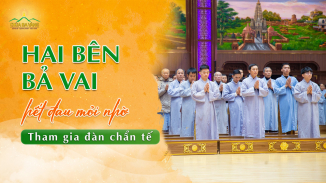 Hai bên bả vai hết đau mỏi một cách kỳ diệu nhờ tham gia đàn Chẩn tế