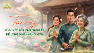 Tâm hỷ: 2 cách giải phóng gánh nặng ganh tỵ, mở lòng đón nhận phước lành