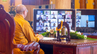 Đạo tràng Phật Tử Xa Xứ chùa Ba Vàng lần đầu tiên ra mắt Sư Phụ Thích Trúc Thái Minh