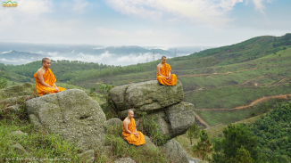 Nơi non thiêng Thành Đẳng - Tăng chúng Ba Vàng thực hành hạnh đầu đà, giữ gìn mạng mạch Phật Pháp