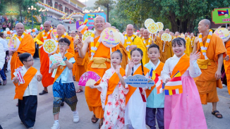 CLB La Hầu La vui đón Tết Phật đản tại 'nhà lớn' Ba Vàng