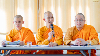 Chư Tăng, Phật tử chùa Ba Vàng họp bàn công tác chuẩn bị khóa tu mùa hè 2022
