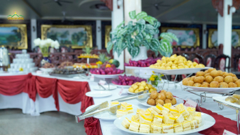 Ấn tượng với hơn 20 món chay hấp dẫn trong Lễ kỷ niệm ngày Gia đình Việt Nam tại chùa Ba Vàng