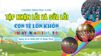 [TRỰC TIẾP] Tập nhận lỗi và sửa lỗi - Con sẽ lớn khôn | Khóa tu mùa hè lần 1 - 2024
