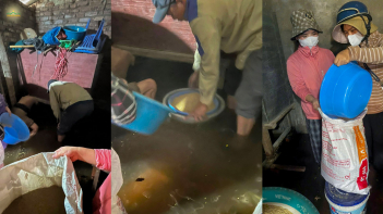 Ấm áp tình đạo hữu mùa mưa lũ