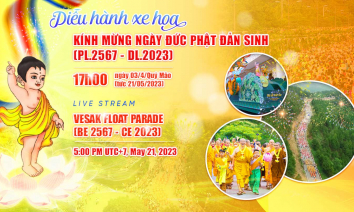 [Video] Diễu hành xe hoa kính mừng ngày Đức Phật đản sinh PL.2567 - DL.2023
