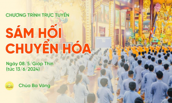 Sám hối chuyển hóa | Ngày 08/5/Giáp Thìn