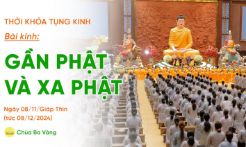 Thời khóa tụng kinh tu tập Bát quan trai giới| Ngày 08/11/Giáp Thìn