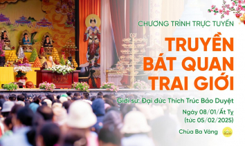 [Video] Truyền giới Bát Quan trai | Ngày 08/01/Ất Tỵ