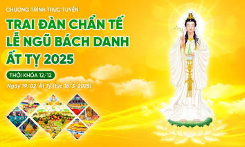 Trai đàn chẩn tế kết lễ Ngũ Bách Danh Ất Tỵ 2025 | Thời khóa số 12/12