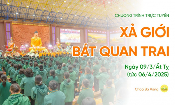 [Video] Thời khóa xả giới Bát quan trai | Ngày 09/3/Ất Tỵ (tức ngày 06/4/2025)