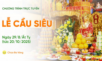 [Video] Lễ cầu siêu | Chùa Ba Vàng, ngày 29/8/Ất Tỵ