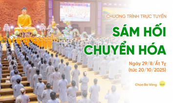[Video] Sám hối chuyển hóa | Chùa Ba Vàng, ngày 29/8/Ất Tỵ