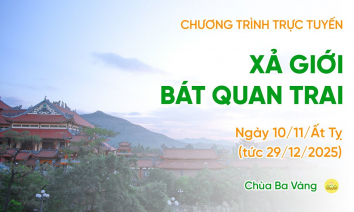 [Video] Thời khóa xả giới Bát quan trai | Ngày 10/11/Ất Tỵ