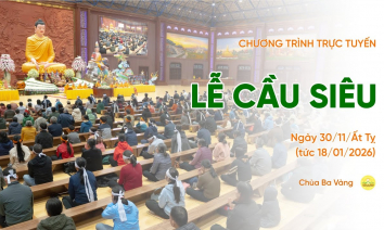 [Video] Lễ cầu siêu | Chùa Ba Vàng, ngày 30/11/Ất Tỵ
