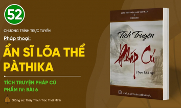 [Video] Pháp thoại: 'Ẩn sĩ lõa thể Pàthika' | Tích truyện Pháp Cú (Phẩm IV: Bài 6)