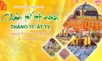 [Video] Chẩn tế tất niên tháng 12/Ất Tỵ