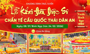 [Video] Lễ Khai đàn Dược Sư - Chẩn tế cầu quốc thái dân an | Xuân Bính Ngọ 2026