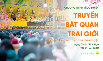 [Video] Truyền giới Bát Quan trai | Ngày 08/01/Bính Ngọ