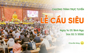 [Video] Lễ cầu siêu | Chùa Ba Vàng, ngày 14/01/Bính Ngọ