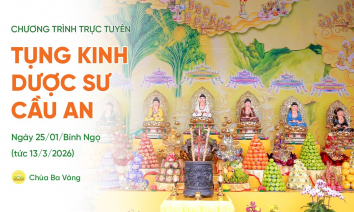 [Video] Ngày 16 - Tụng kinh Dược sư cầu an đầu năm | Ngày 25/01/Bính Ngọ