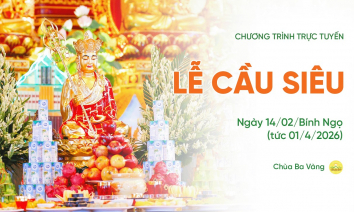 [Video] Lễ cầu siêu | Chùa Ba Vàng, ngày 14/02/Bính Ngọ