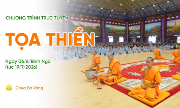 [Video] Thời khóa tọa thiền | Ngày 06/6/Bính Ngọ
