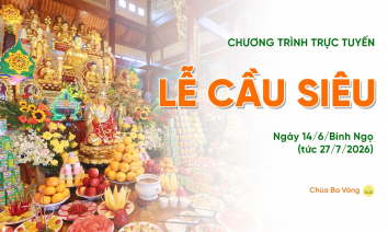 [Video] Lễ cầu siêu | Chùa Ba Vàng, ngày 14/6/Bính Ngọ