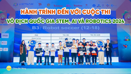 [Video] Hành trình đến với cuộc thi Vô địch Quốc gia STEM, AI và Robotics 2024 của khóa sinh CLB La Hầu La