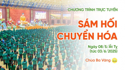 [Trực tiếp] Sám chuyển hóa - Tụng kinh Tam Bảo ngày 1 | Ngày 08/5/Ất Tỵ