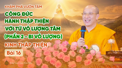 [Video] Công đức hành Thập Thiện với Tứ vô lượng tâm (Phần 2: Bi vô lượng) - Kinh Thập Thiện (Bài 16)