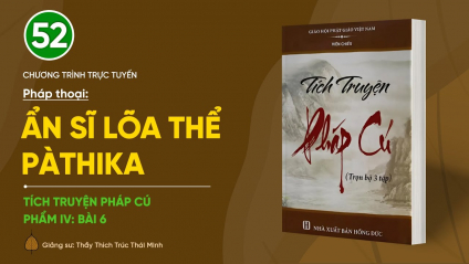 [Video] Pháp thoại: 'Ẩn sĩ lõa thể Pàthika' | Tích truyện Pháp Cú (Phẩm IV: Bài 6)