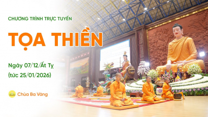[Video] Thời khóa tọa thiền | Ngày 07/12/Ất Tỵ