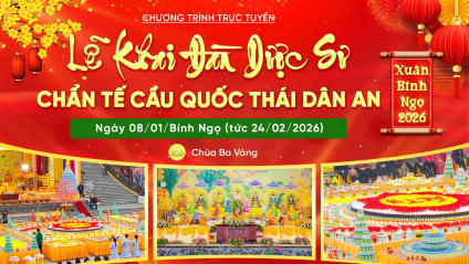 [Video] Lễ Khai đàn Dược Sư - Chẩn tế cầu quốc thái dân an | Xuân Bính Ngọ 2026