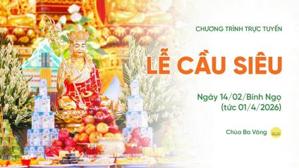 [Video] Lễ cầu siêu | Chùa Ba Vàng, ngày 14/02/Bính Ngọ