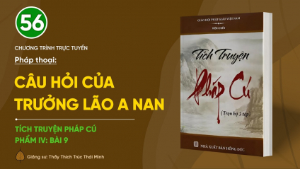 [Video] Pháp thoại: 'Câu hỏi của Trưởng lão A-nan' | Tích truyện Pháp Cú (Phẩm IV: Bài 9)