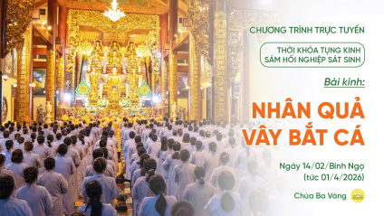 [Video] Tụng kinh sám hối nghiệp sát sinh | 14/02/Bính Ngọ