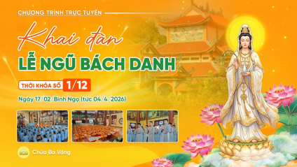 [Video] Khai đàn lễ Ngũ Bách Danh - Bính Ngọ 2026 | Thời khóa số 1/12