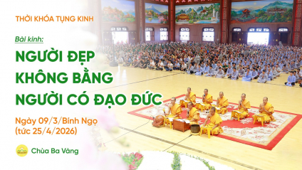 [Video] Thời khóa tụng kinh tu tập Bát quan trai giới | Ngày 09/3/Bính Ngọ