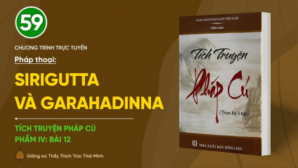 [Video] Pháp thoại: 'Sirigutta và Garahadinna' | Tích truyện Pháp Cú (Phẩm IV: Bài 12)