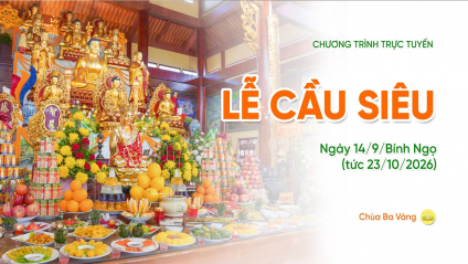 [Video] Lễ cầu siêu | Chùa Ba Vàng, ngày 14/9/Bính Ngọ