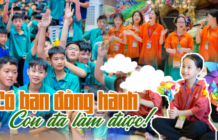 Có bạn đồng hành, con biết mở lòng và tự tin vượt qua chính mình