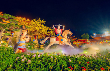 |Trước thềm xuân mới| Chùa Ba Vàng lung linh đón thời khắc giao thừa thiêng liêng