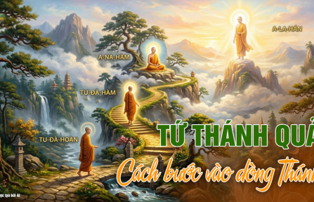 Tứ Thánh quả là gì? Cách đoạn trừ khổ đau, bước vào dòng Thánh
