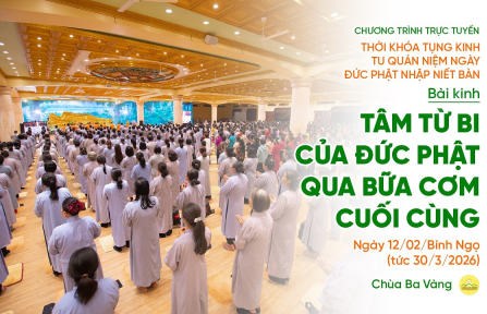 [Video] Ngày 2: Tụng kinh tu quán niệm ngày Đức Phật nhập Niết bàn | Ngày 12/02/Bính Ngọ