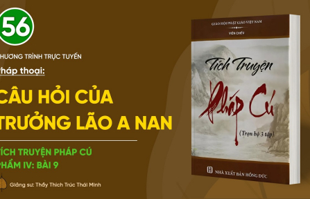 🔴 [TRỰC TIẾP] Pháp thoại: 'Câu hỏi của Trưởng lão A-nan' | Tích truyện Pháp Cú (Phẩm IV: Bài 9)